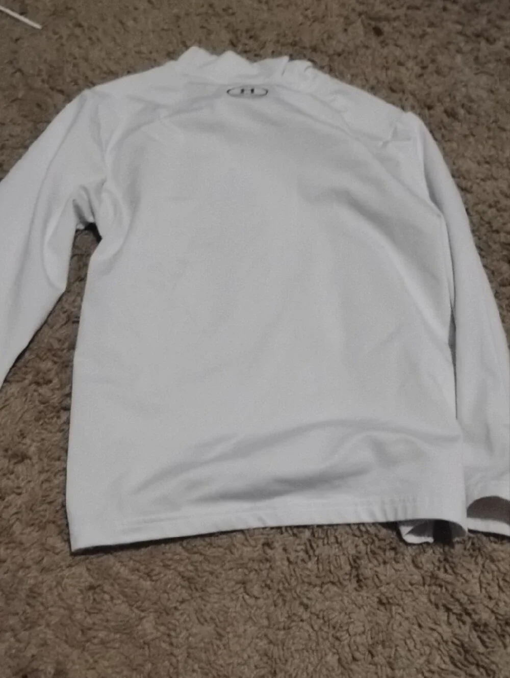 Kids White Under Armour Shirt In Size 6